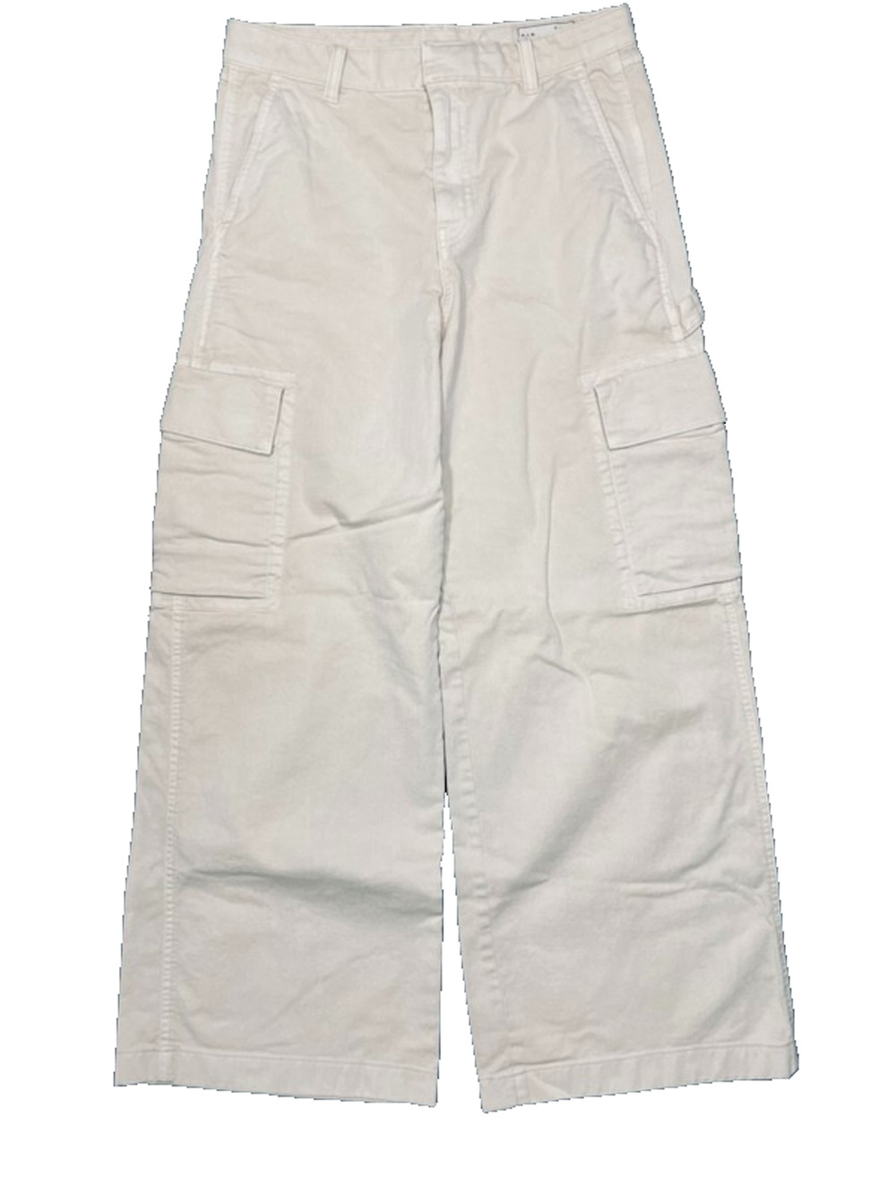Gap Mid Rise Cargo Baggy Khakis Pants Size 4 Bedrock Beige Wide Leg Womens